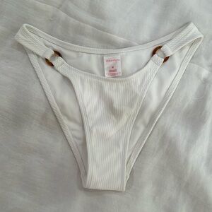Xhilaration white bikini bottoms. high rise